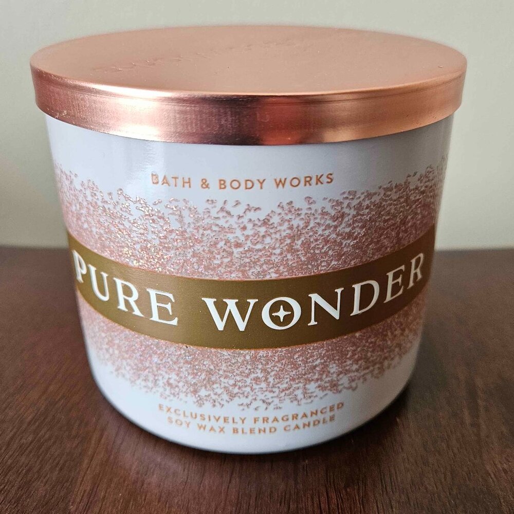 Bath & Body Works Pure Wonder 3-Wick Candle